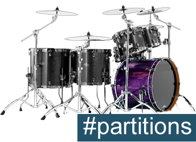 partition batterie drums and co